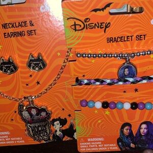 Disney Hocus Pocus Jewelry Set - Orange, Black, Purple
